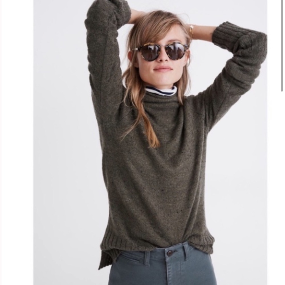 Madewell Donegal Inland Turtleneck Sweater